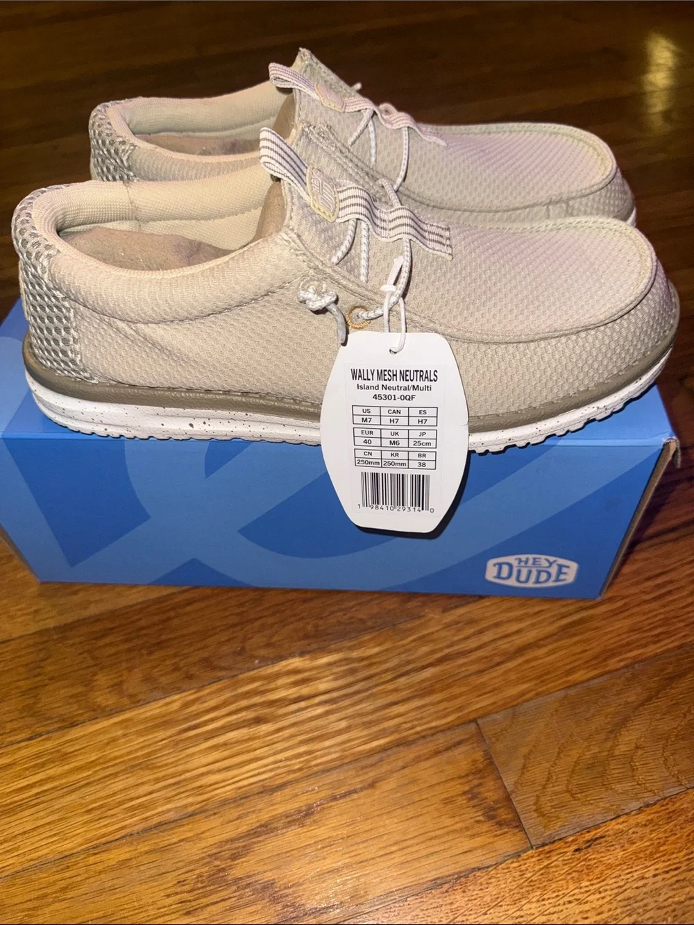 Hey Dude Men’s Neutral/Tan Wally Slip-On Shoes